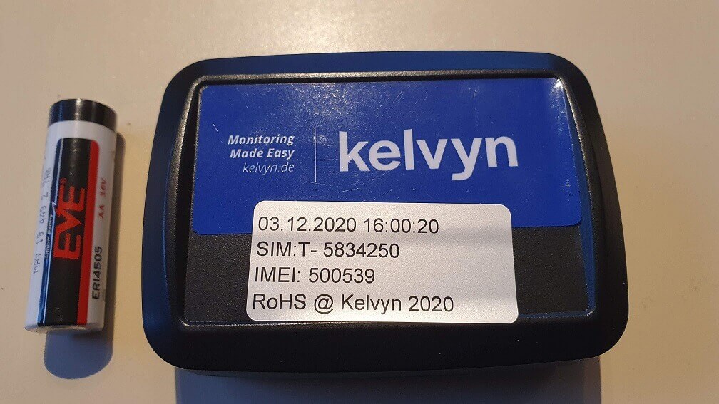 Bateryjnie zasilany rejestrator temperatury dla transportu